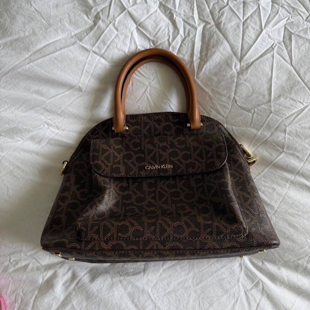 Calvin-klein Women's Brown and Tan Bag